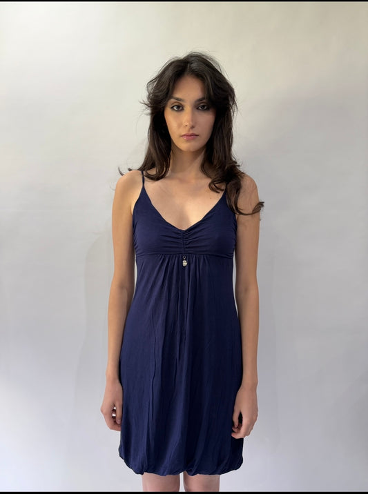 devil wears prada | small navy blue mini dress