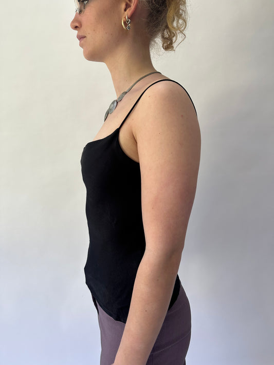 devil wears prada | small/medium old zara black cami top
