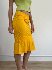 BEST PICKS | small yellow midi skirt