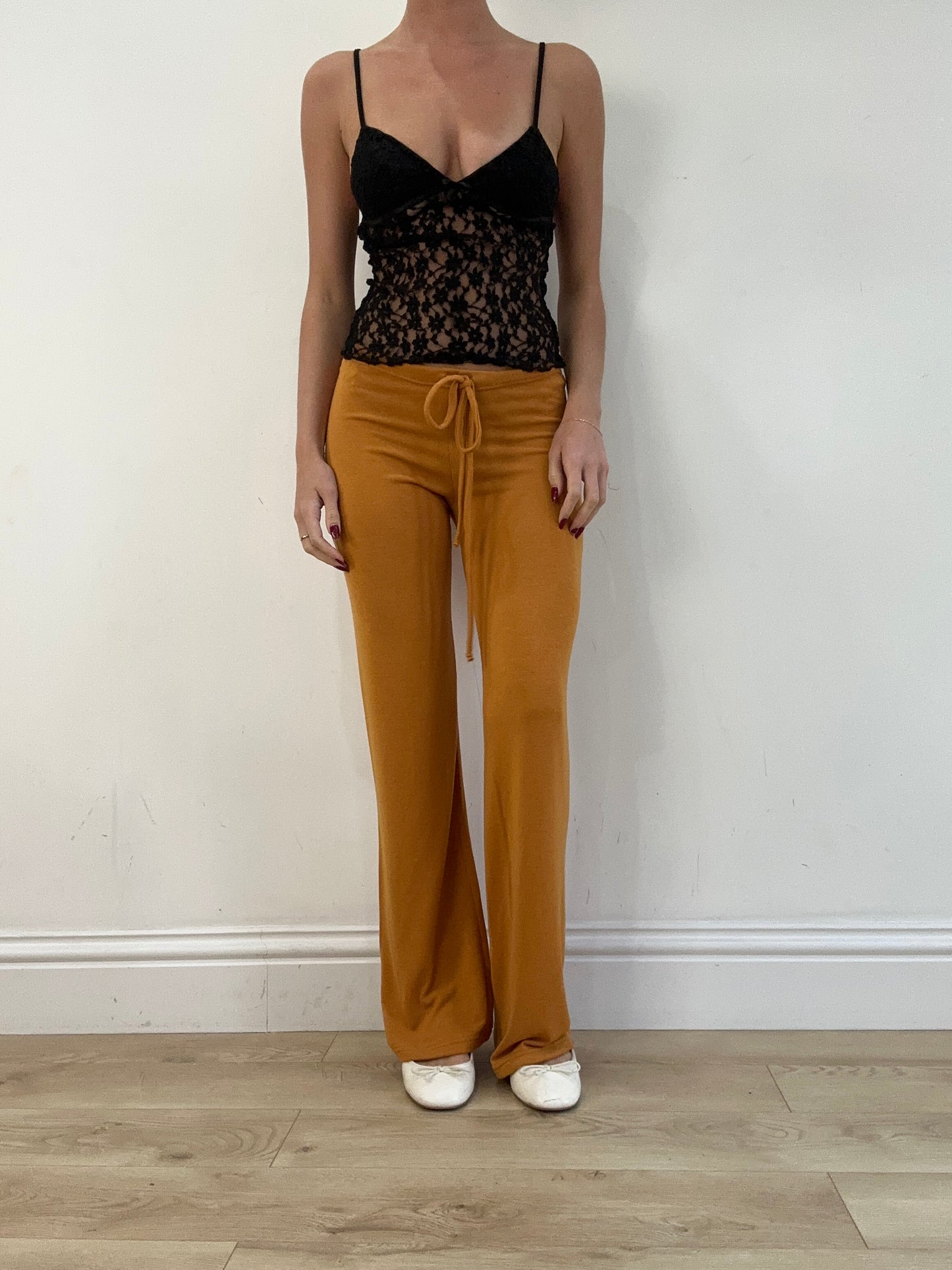 #292 SAMPLE SALE | large margot trousers in burnt orange