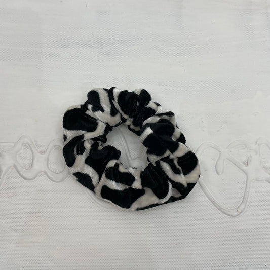 💻⭐️ | cow 印花 天鹅绒 大肠发圈
