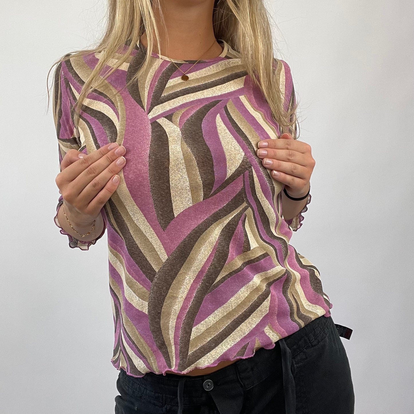 💚 💻 BOAT PARTY DROP | set of 3 small purple mesh tops