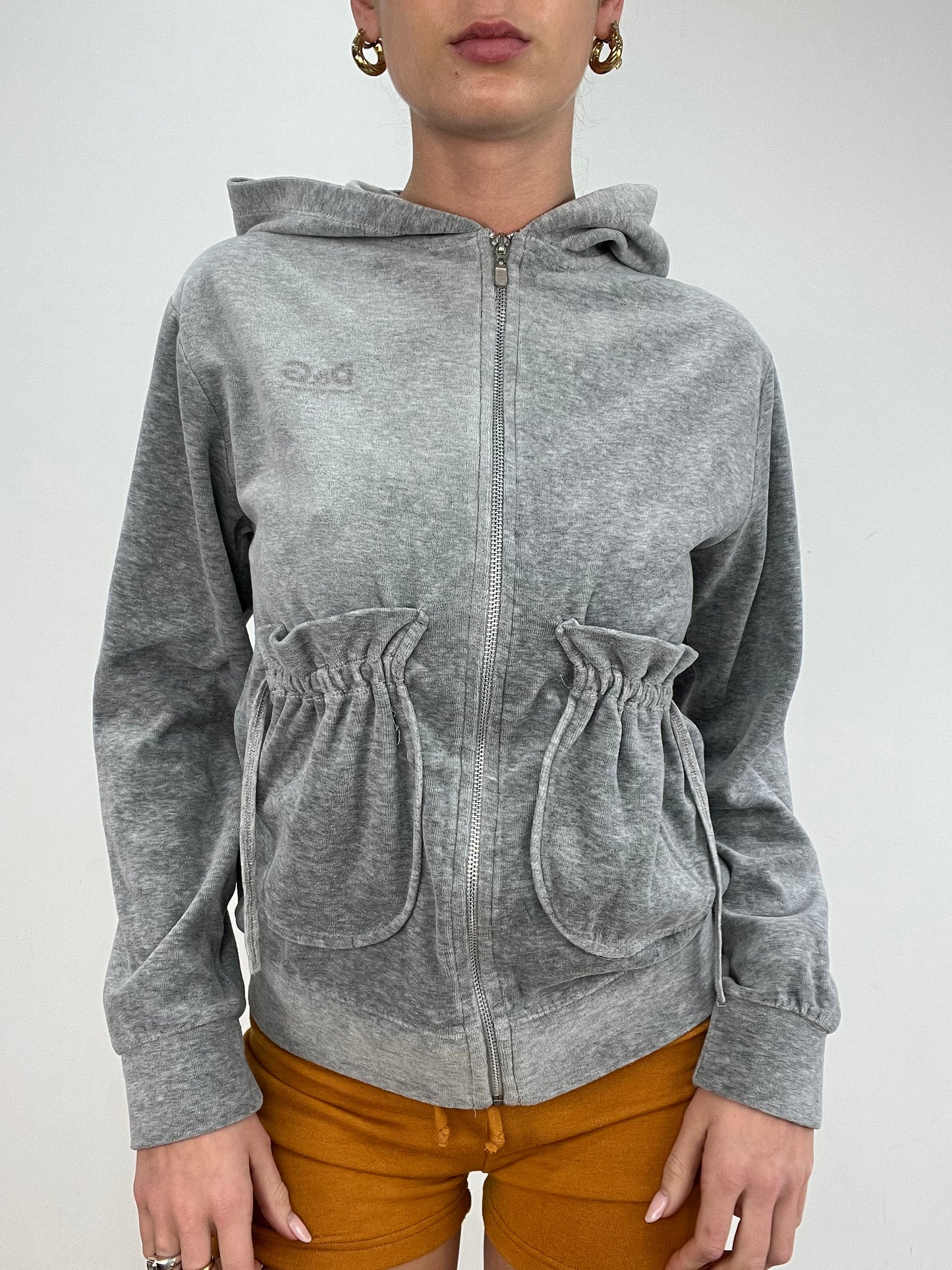 vintage edit ten | medium velour dolce and gabbana zip up jumper