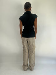 WINTER FAVOURITES | T-shirt preto com embroideria