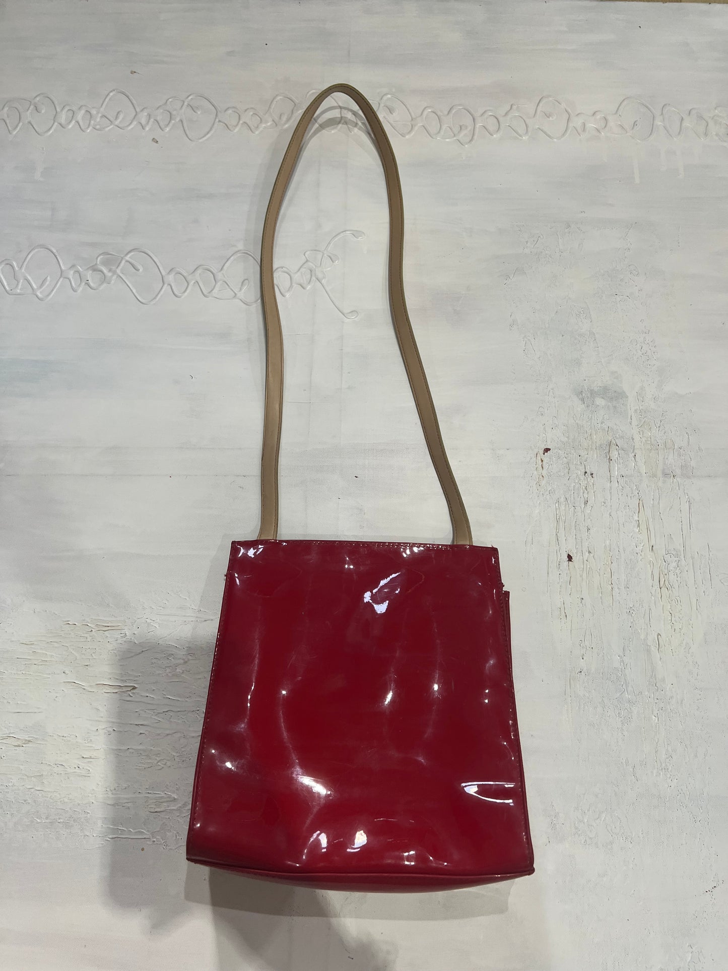 Y2K| small red silvia kelvyn handbag