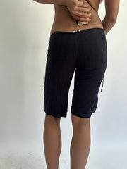 ‼️ | black corduroy shorts