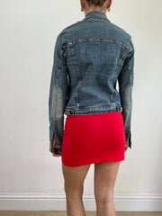 💚 miley cyrus edit | medium blue light wash morgan de toi denim jacket