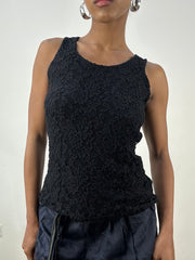 vintage edit: indie sleaze | small black lace tank top