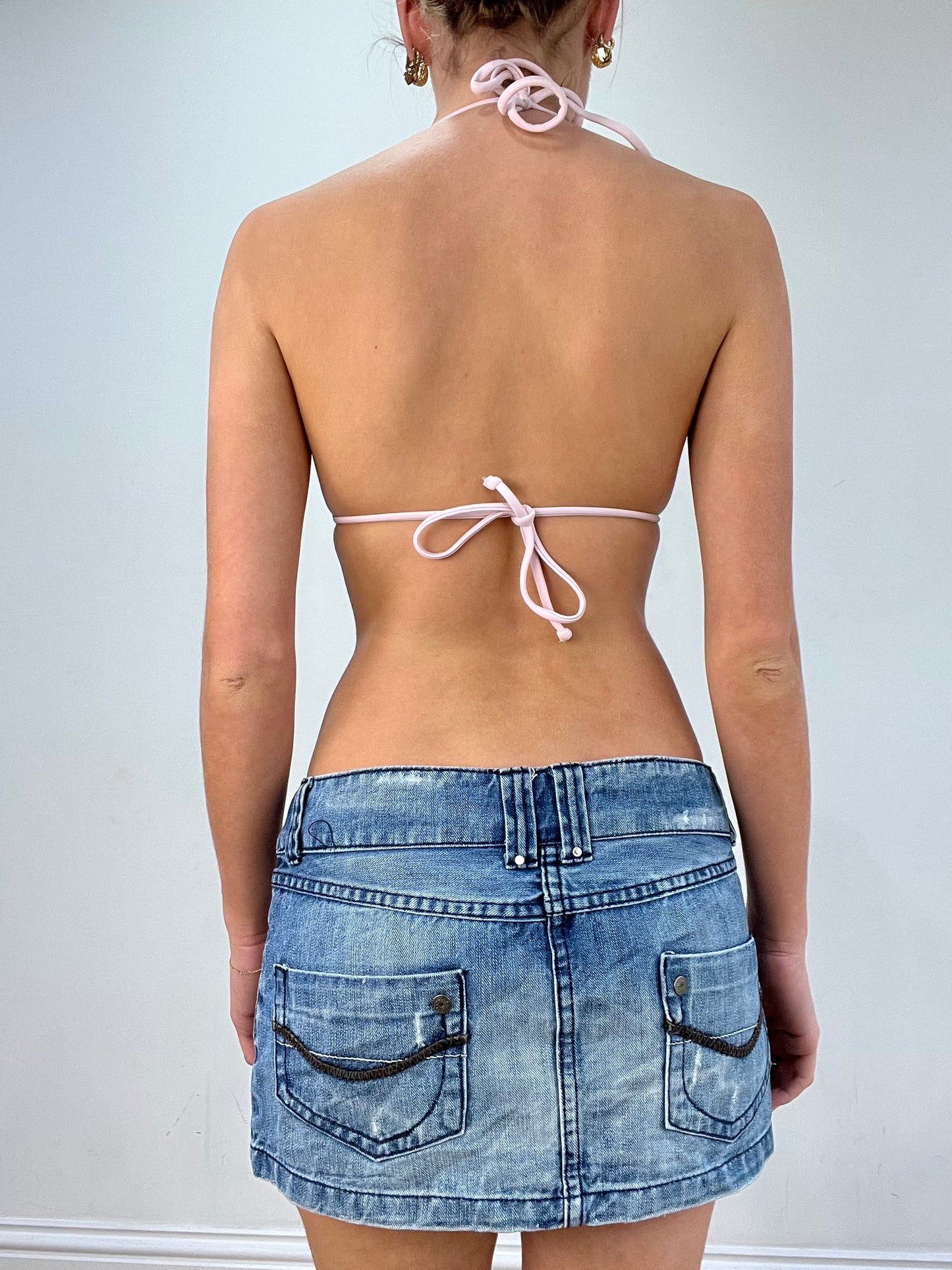 vintage edit seventeen | small multicoloured billabong stripy bikini set