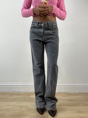 BEST PICKS | medium grey denim straight leg jeans