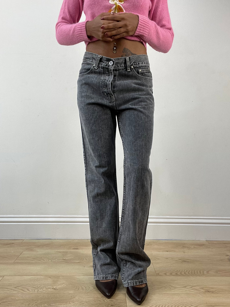 BEST PICKS | medium grey denim straight leg jeans