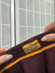 countryside | medium burgundy corduroy cargo trousers
