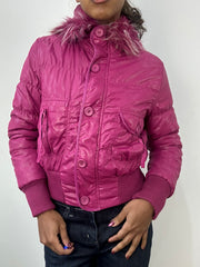 BEST PICKS | small pink zip up puffer jacket