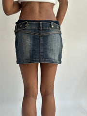 summermaxxing drop | small/medium blue denim mini skirt
