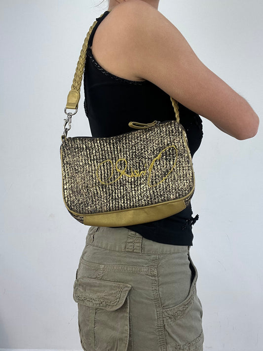 💻💚 vintage edit nineteen | gold and brown o’neil shoulder bag