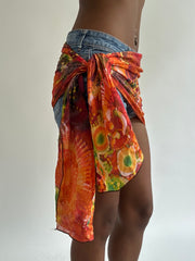 BEST PICKS | orange tie dye scarf