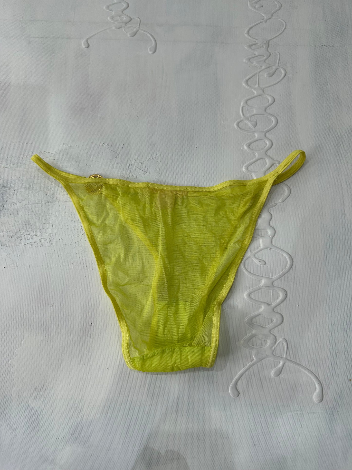 vintage edit: valentine’s day | large yellow roberto cavalli underwear