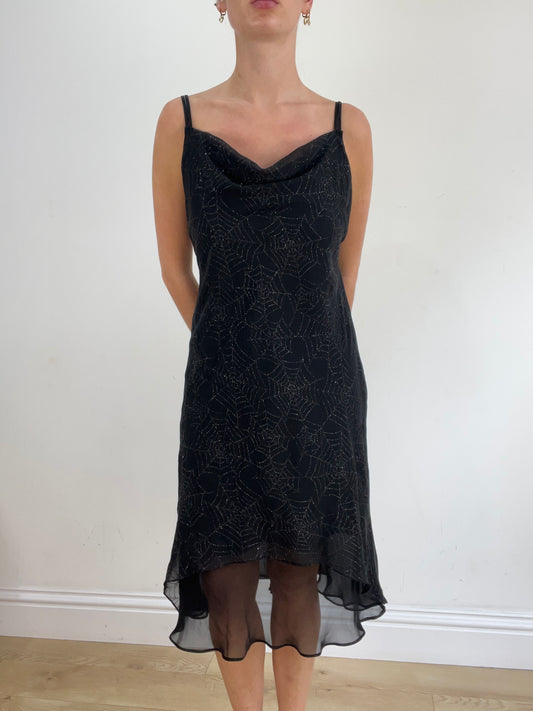 BEST PICKS | medium black mesh midi dress