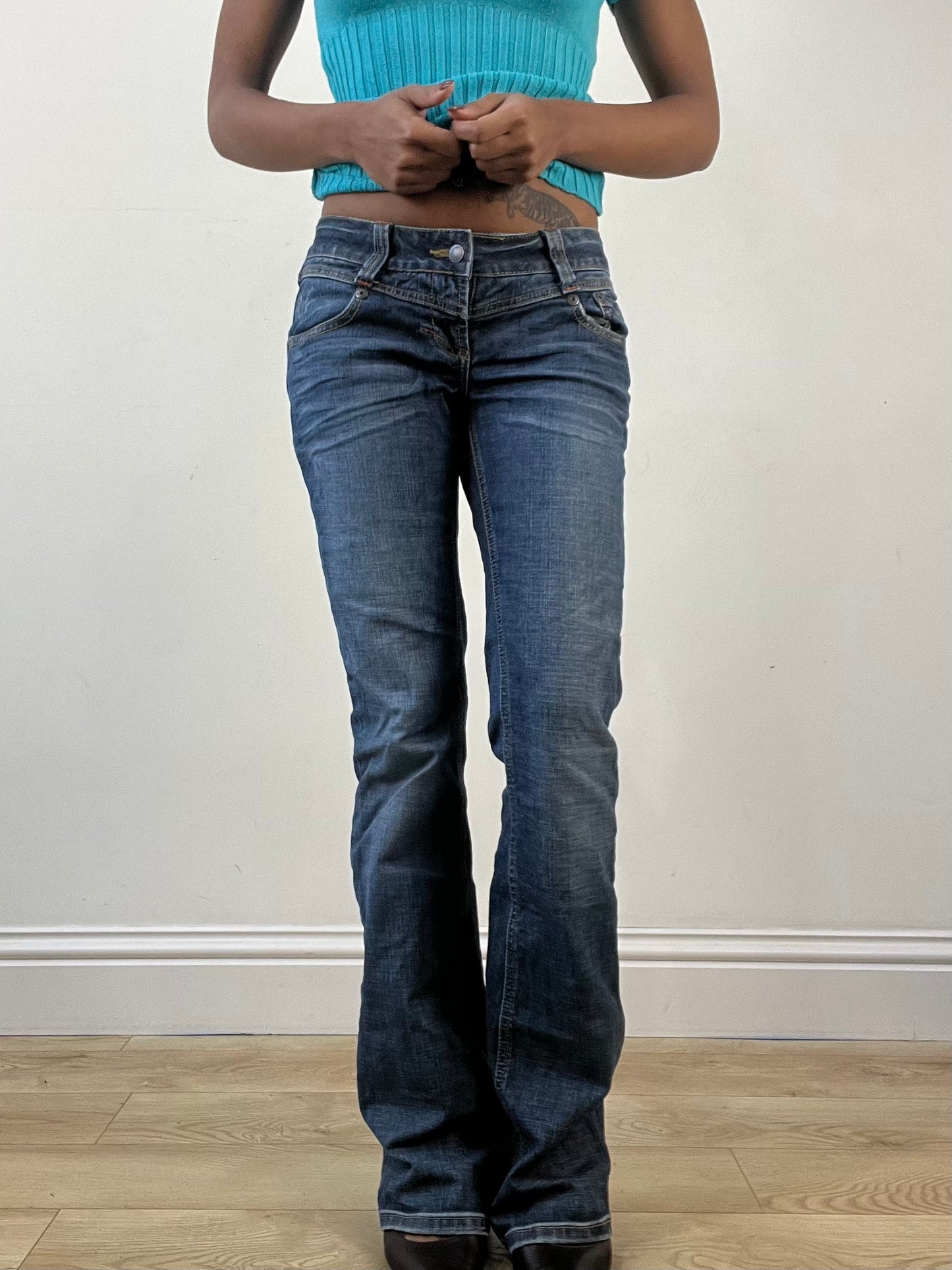 winter edit | small blue pimkie denim jeans