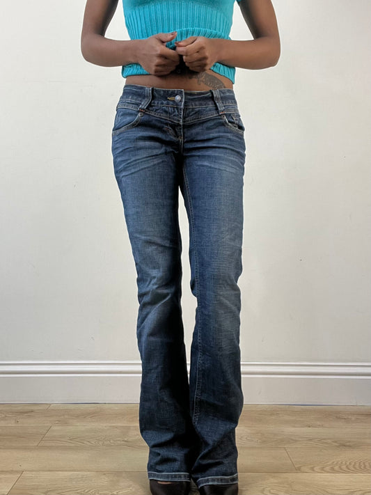winter edit | small blue pimkie denim jeans
