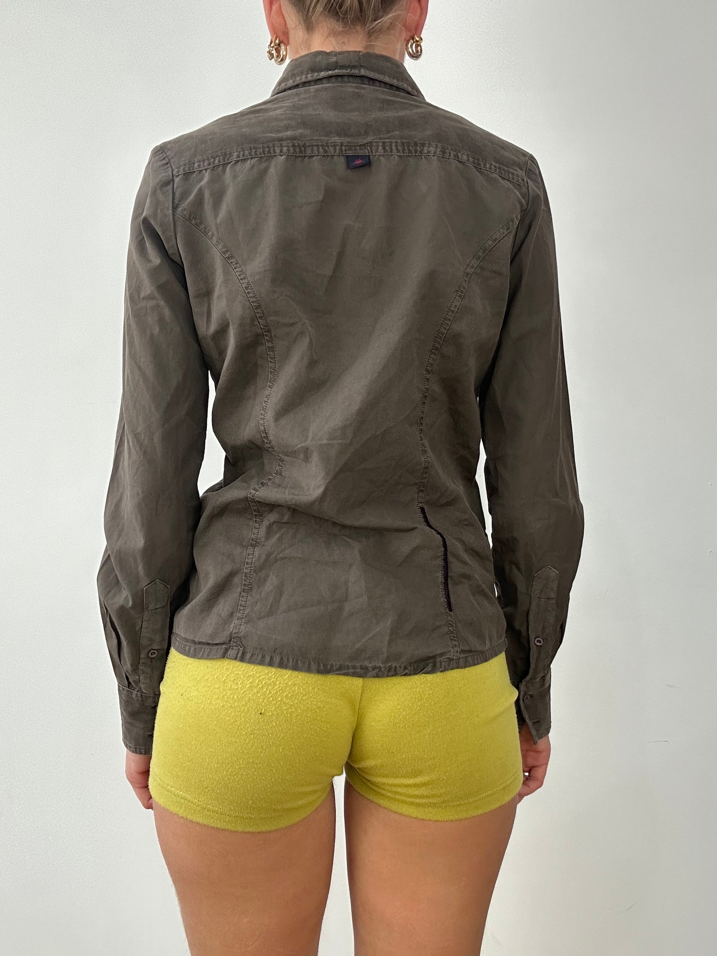 💻AUTUMN ESSENTIALS | small brown kappa long sleeved shirt
