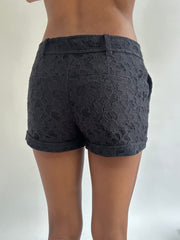 BEST PICKS | small black pimkie lace overlay mini shorts