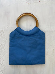 VINTAGE PICKS | couleur: bleu · article: pochette · détails: perles