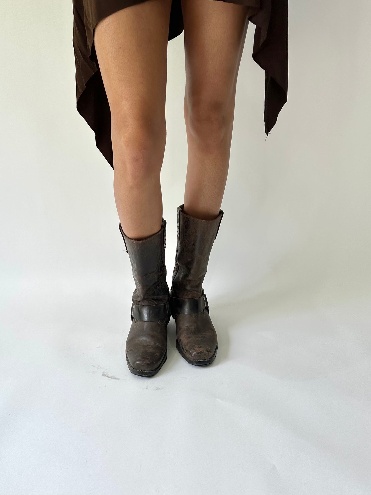 ⭐️ festival drop | UK6 brown biker boots