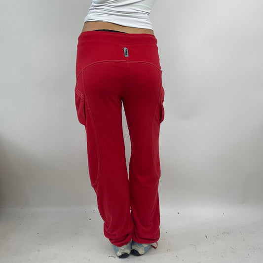 PARIS HILTON DROP | small red joggers with stretchy waistband