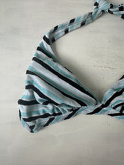 sailor drop | Pequeno vestido de estilo bikini azul em estilo feminino