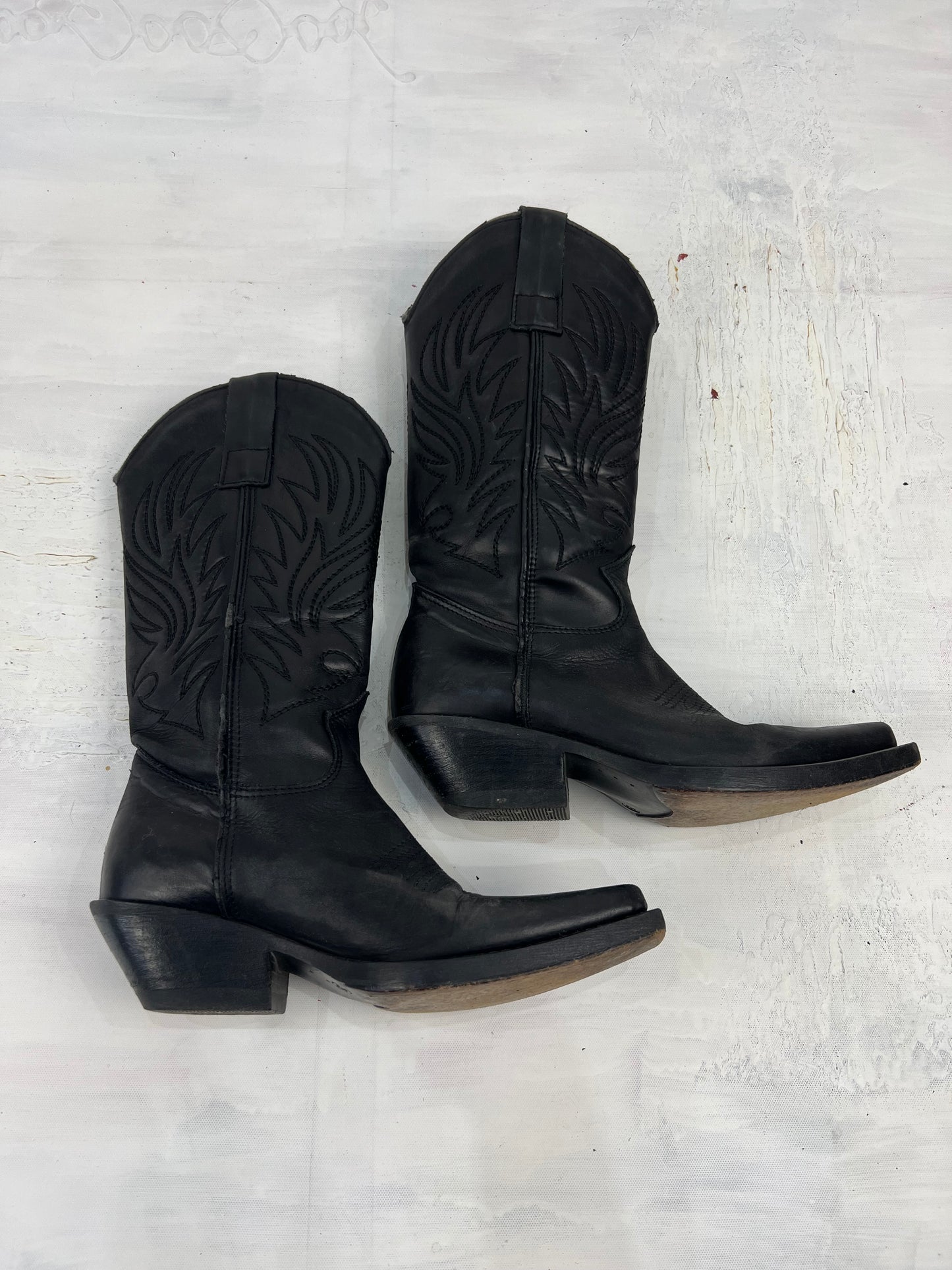 ⭐️ BEST PICKS | uk 3 black leather cowboy boots