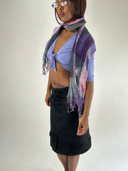 WINTER FAVOURITES | grey and pink scarf
