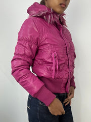 BEST PICKS | small pink zip up puffer jacket
