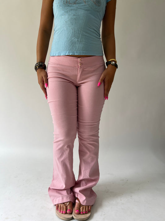 🪡 SATC drop | small pink old label zara flared trousers