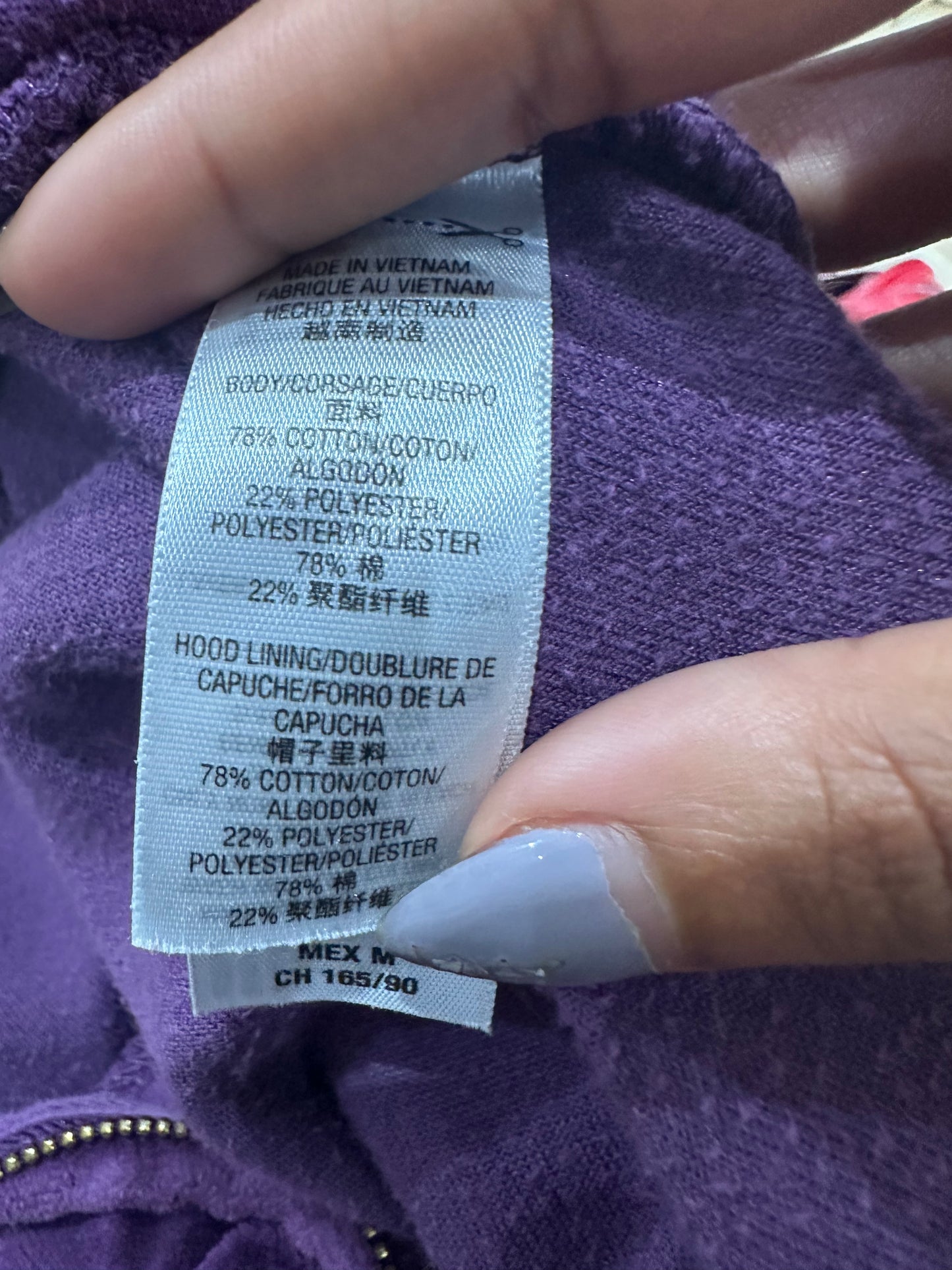 spring edit | small purple juicy couture velour hoodie