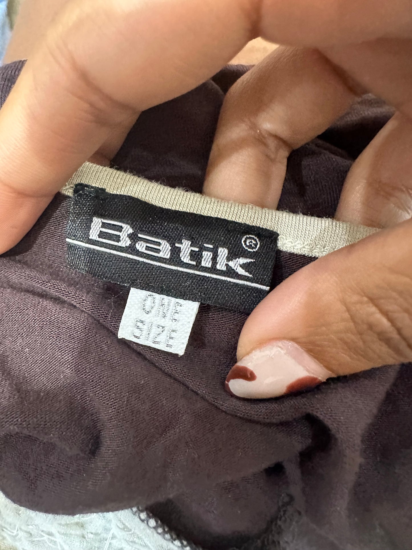 vintage edit thirty-one | small brown and cream halterneck top with beading
