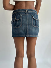 summermaxxing drop | small blue denim mini skirt