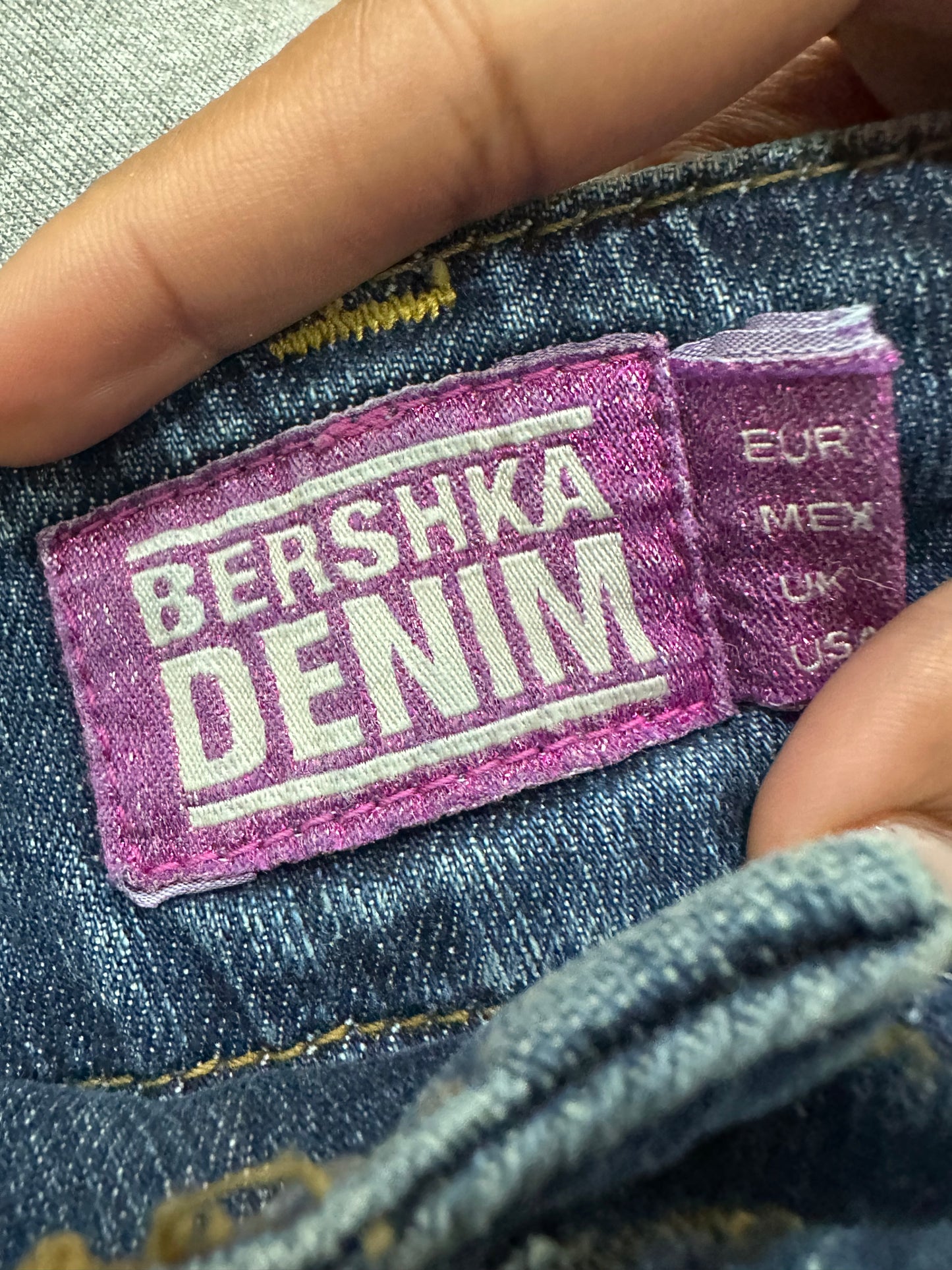 midsummer edit | small blue old berskha denim mini skirt