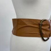 POSH AND BECKS DROP | brown slouchy belt