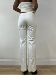 BEST PICKS | small white old mango straight leg trousers