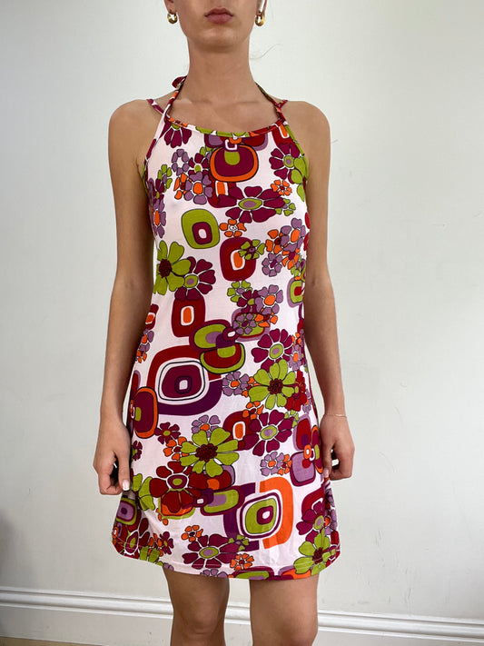 BEST PICKS | medium white and green floral halterneck dress