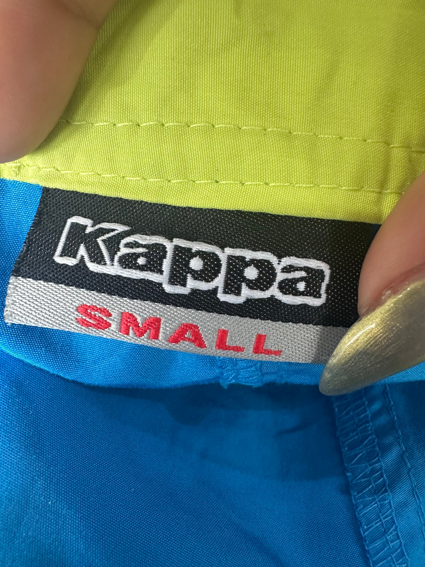 beach drop | small/medium blue kappa mini shorts