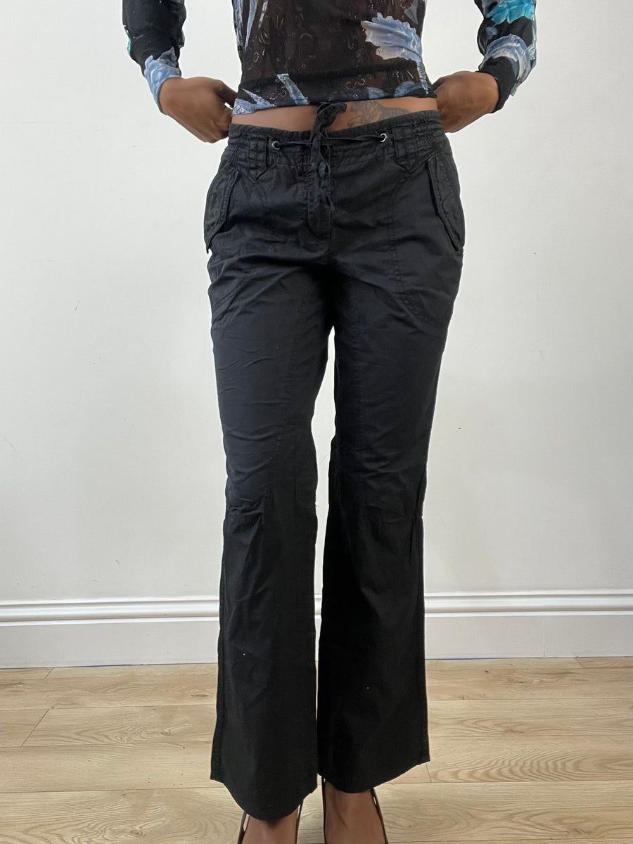 BEST PICKS | small black espirit cargo trousers