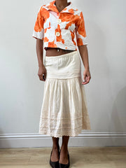 spring edit | small/medium floral cropped blazer top