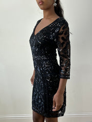 BEST PICKS | small black beaded mini dress