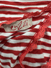 2016 edit | small red and white enzzo stripy tank top