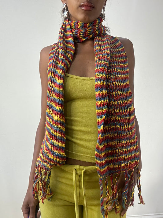 💻‼️ BEST PICKS | one size knit striped scarf