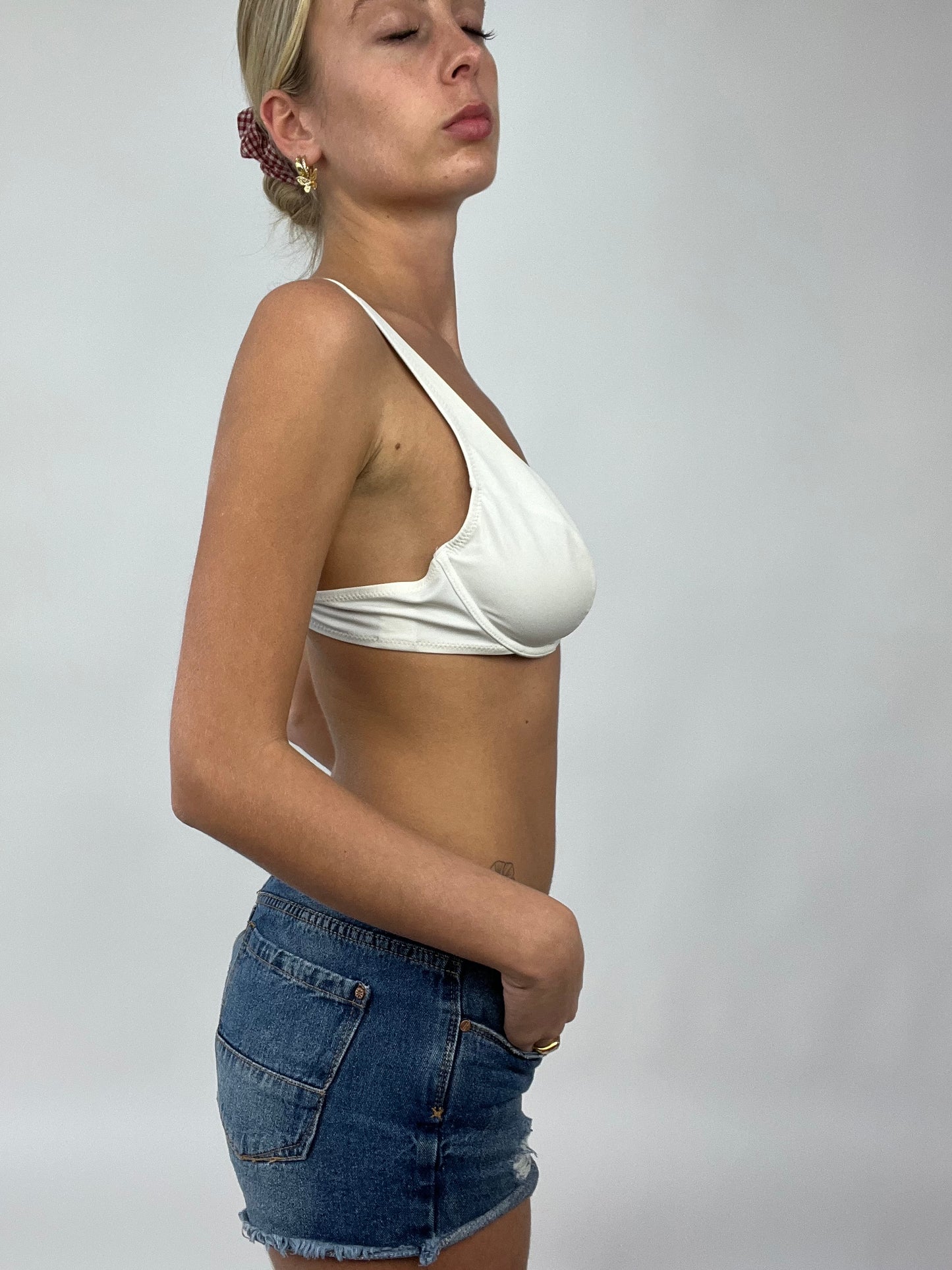 COCONUT GIRL DROP | medium white bikini set