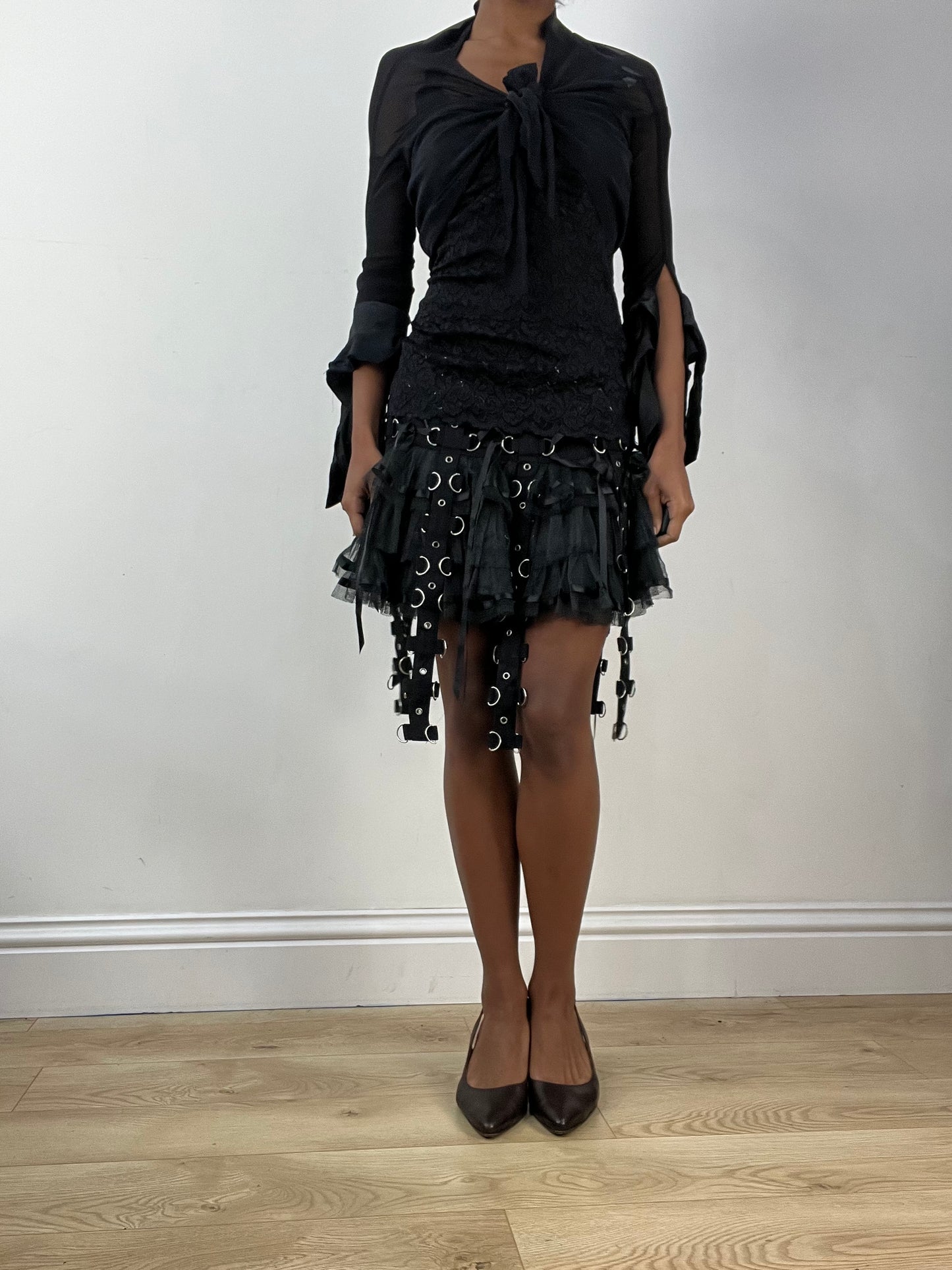BEST PICKS | small black sheer wrap cardigan
