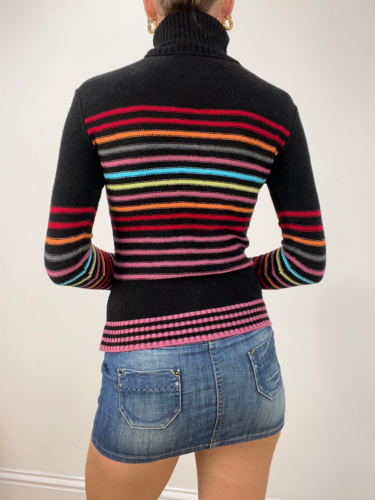 💻 vintage edit four | small multicoloured striped morgan de toi jumper